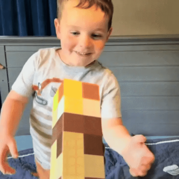 Piksellommelykt: Magisk nattlys